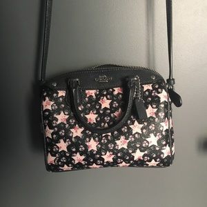 Mini COACH pebbles leather bag